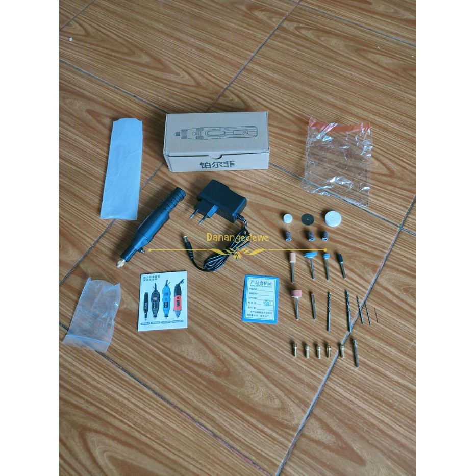 

Terbaru! 18000 Rpm+25Pcs / Alat Pena Bor Mini Alat Ukir Mata Lengkap 12V