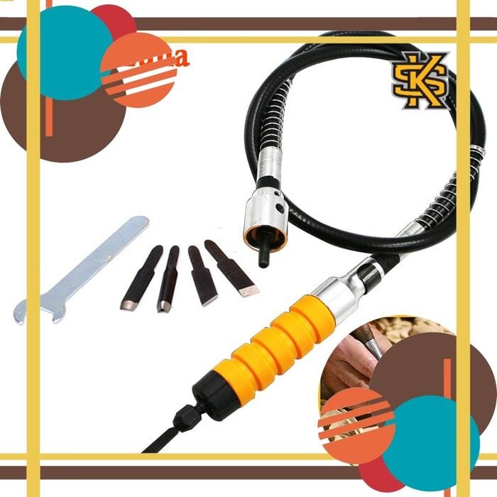 

Alat Ukir Kayu Electric Chisel Wood Carving Tool Set Ri0240 Yellow