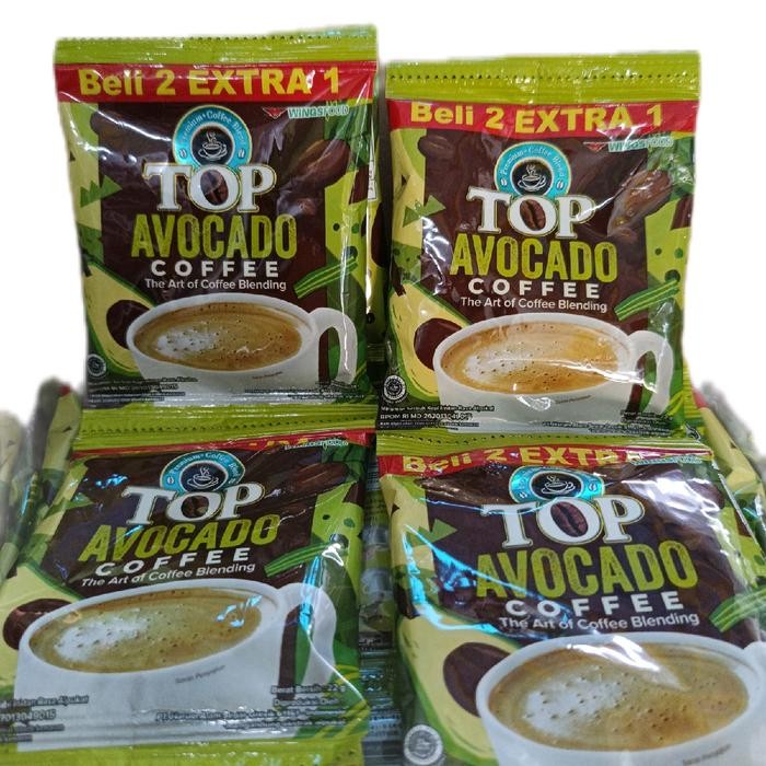 

45pcs // 60 pcs Top Avocado coffee 22 gr Minuman Serbuk Instan Kopi Bubuk