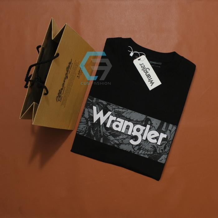 (Allthebest) ..BEST SELLER KAOS WRANGLER IMPORT PRIA WRANGLER USA KAOS IMPORT KAOS HITAM ARIAN