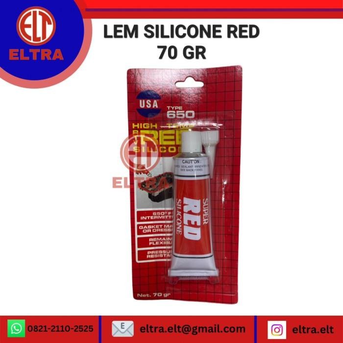 (Allthebest) lem red besar USA 70gr lem sealant merah
