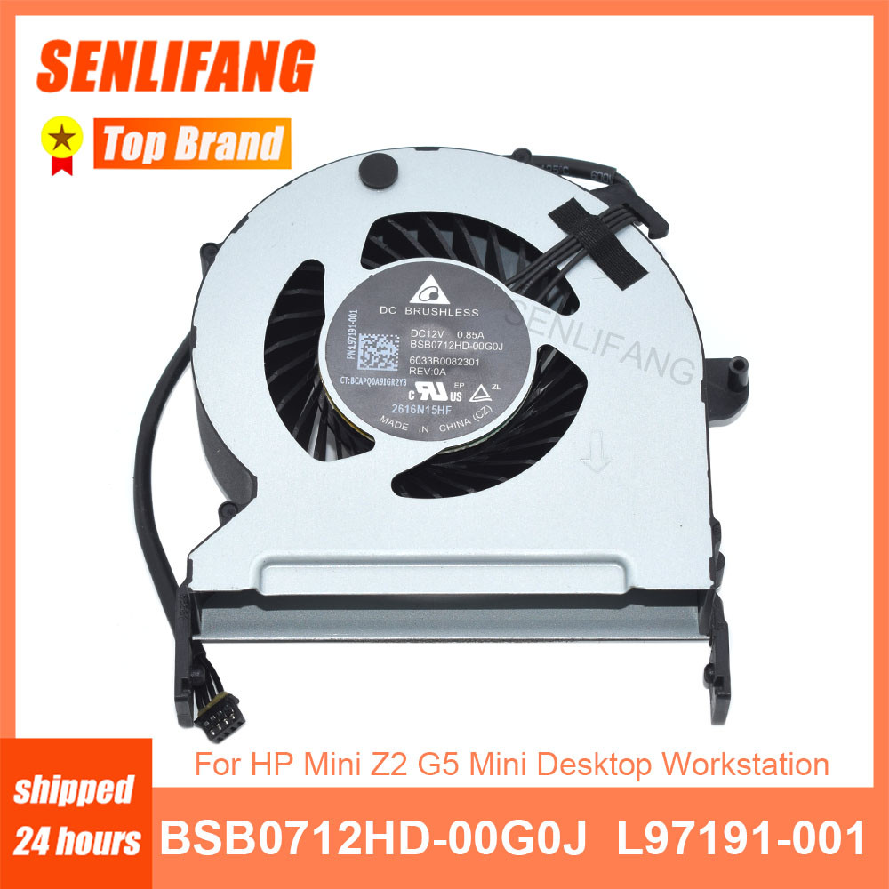 New GPU Fan L97191-001 For HP Z2 Mini G5 Mini Desktop Workstation Cooler BSB0712HD-00G0J 6033B008230