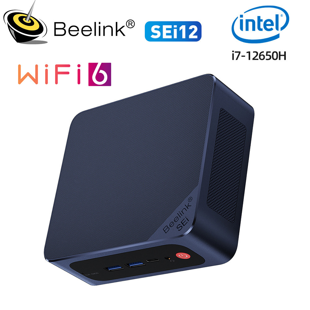 Beelink SEi 12 Mini PC Intel 12th Gen i5-12450H i7-12650H 16GB DDR4 500GB SEi 12 Max i7 12700H NVME 
