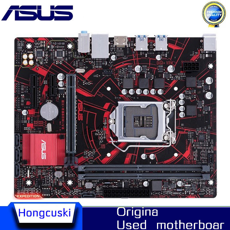 For ASUS EX-B360M-V3 B360M-V3 Used original motherboard Socket LGA 1151 DDR4 32GB B360 Desktop Mothe