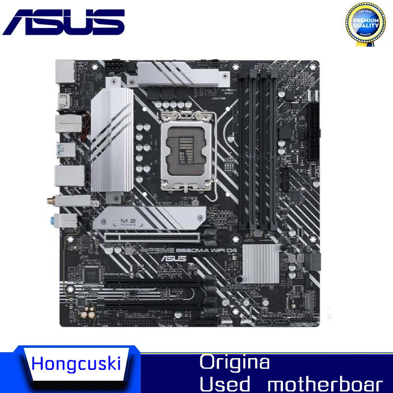 Used For ASUS PRIME B660M-A WIFI D4 LGA 1700 DDR4 Motherboard B660M B660 Supports CPU i5 10400f i3 1