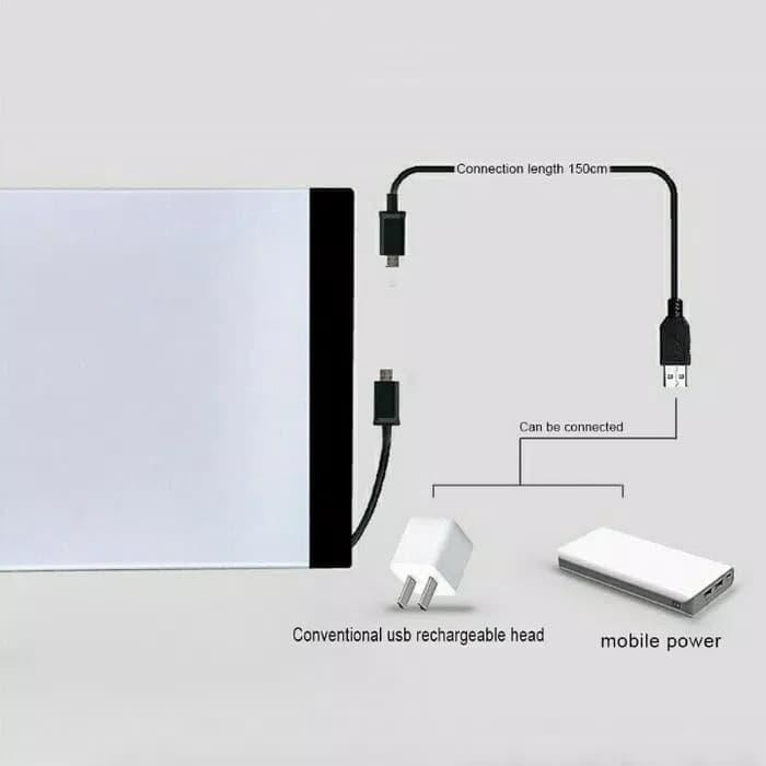 

Drawing Tracing A4 Copy Board Papan Led Light Pad Ultra Jiplak Gambar