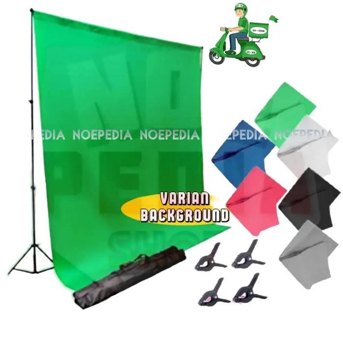Stand Background 3 Meter Bracket Green Screen Tiang Backdrop