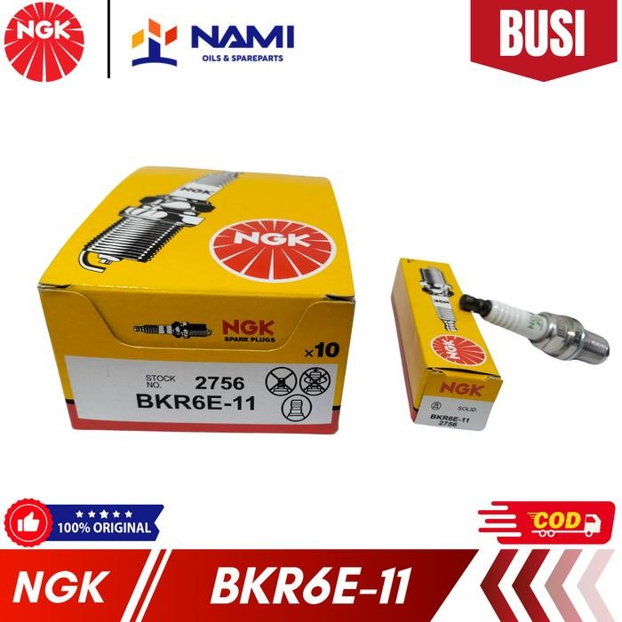 GROSIR *NGK BKR6E-11 / BKR 6 E -11* Busi motor - Original
