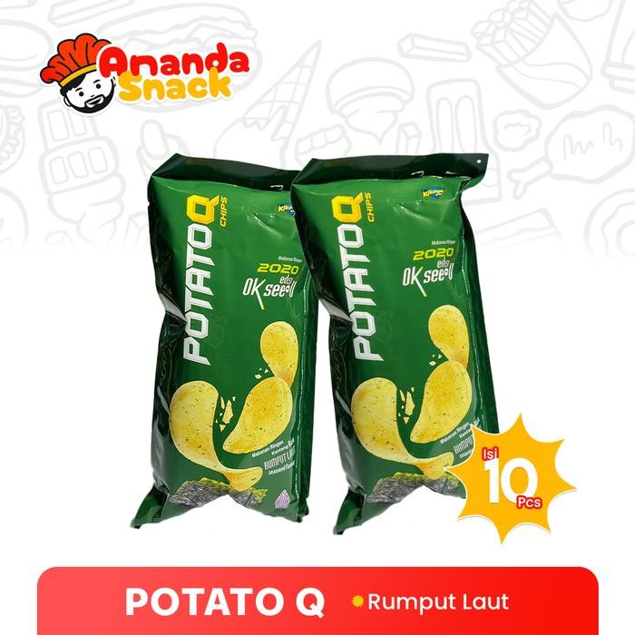 

Sedia Potato Q Chips Keripik Kentang isi 10 Pcs/Renceng - Snack Makanan Ringan