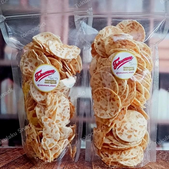 

Sedia Keripik Tempe Sagu Premium 200g merk Tukulaku