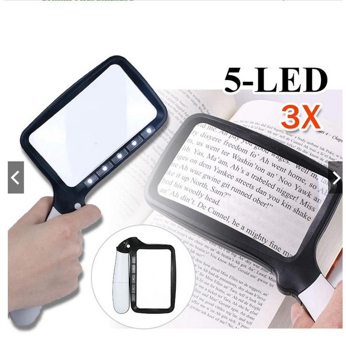 

Kcp 10863 Kaca Pembesar Lipat 5 Led Ukuran 108X63Mm Magnifier