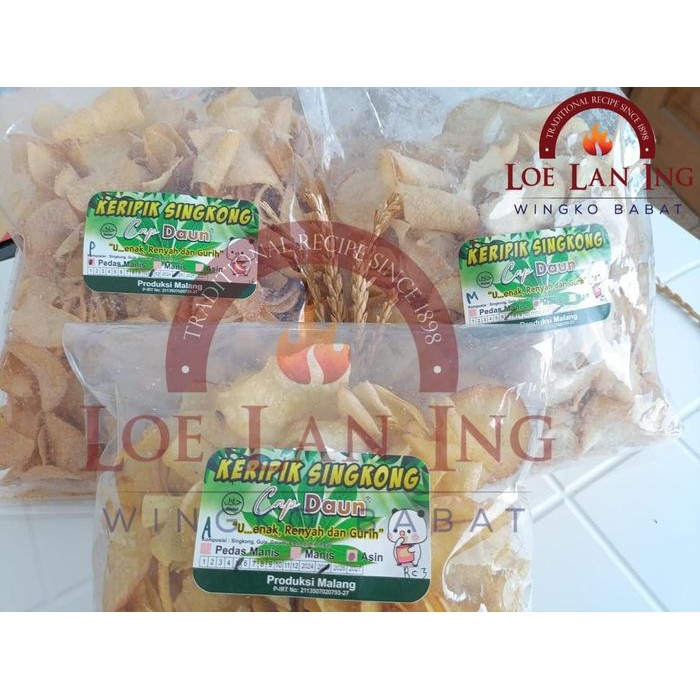 

Sedia Cap Daun, Keripik Singkong gr keripik singkong cap daun