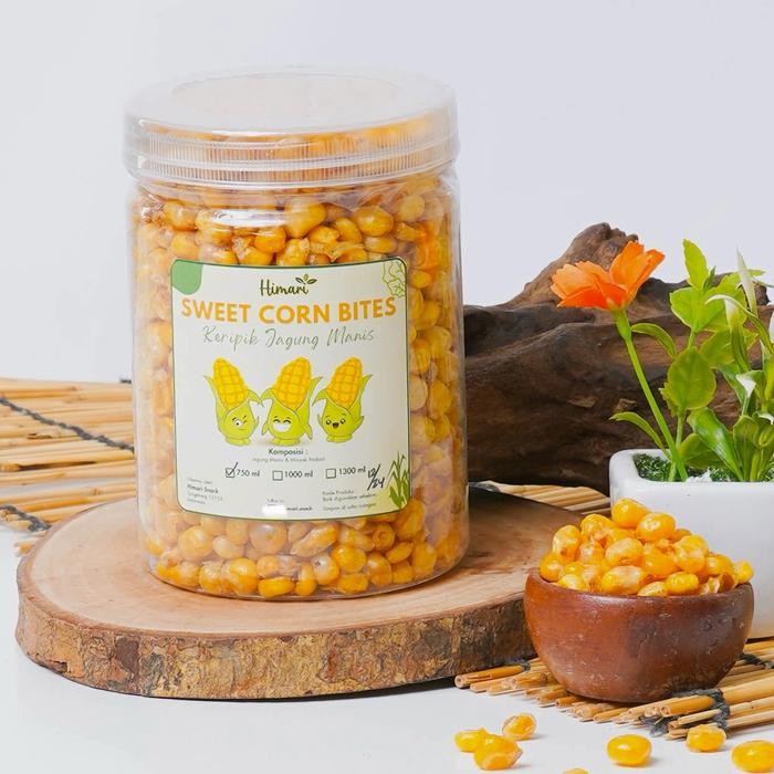 

Sedia Himari Sweet Corn Keripik Jagung Manis Murni Produk Lokal Snack Crispy