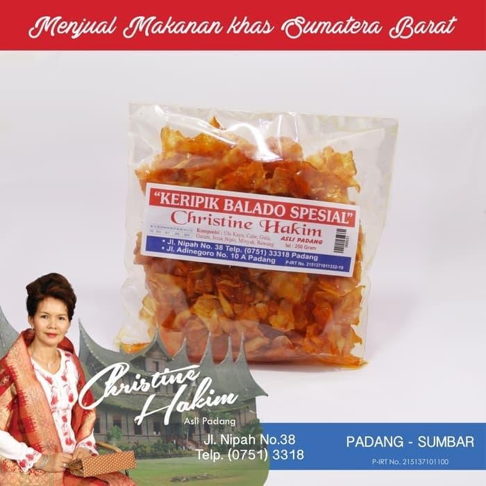

Sedia Keripik Singkong Balado Spesial Christine Hakim 250gr / Keripik Sanjai