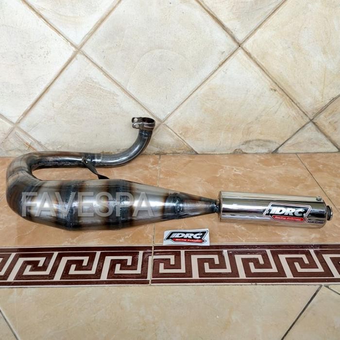 KNALPOT VESPA DRC BUANG KIRI RACING HARIAN