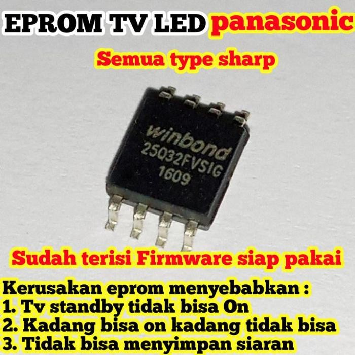 Terlaris ic eprom tv LED panasonic siap pakai SALE