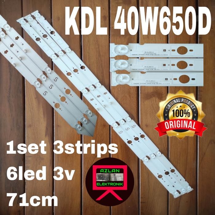 Terlaris BACKLIGHT LED TV SONY 40INCH, KDL 40W650D 6LED 3V 71CM SALE