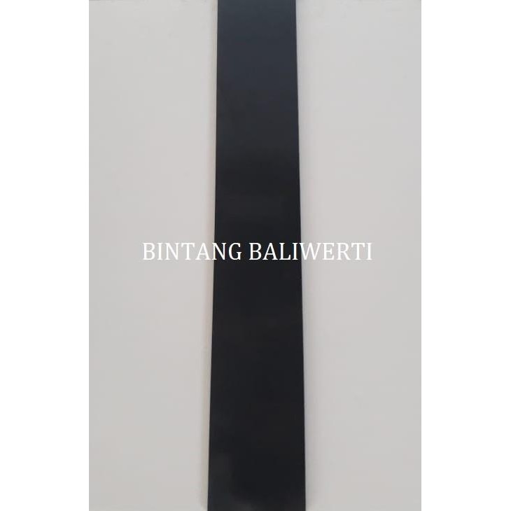 (Allthebest) Granit List Plint 10x60 HItam Polos / Granit 10x60 Black Kilap