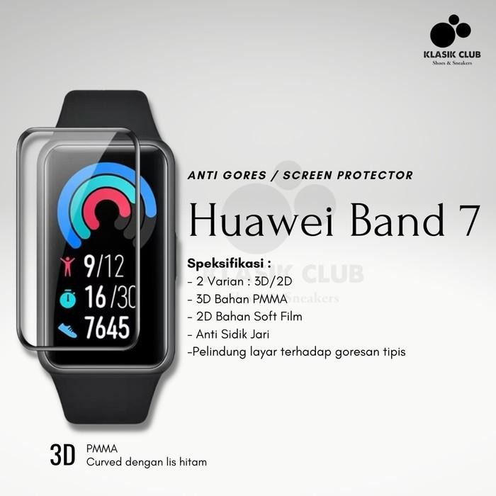 (Allthebest) Anti Gores Huawei Band 7 3D Curved Screen Protector Huawei Band 7