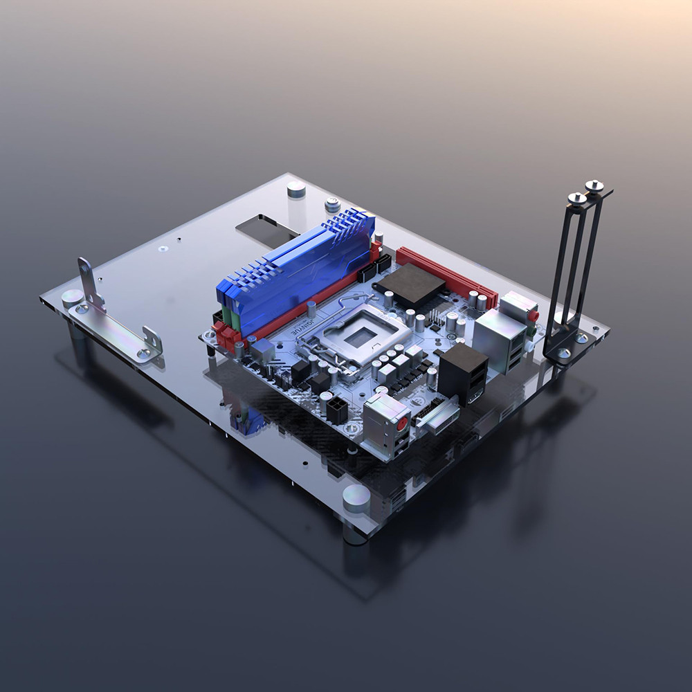 Open PC Case Test Bench DIY Acrylic Computer Chassis Rack Gaming Support Motherboards ATX MATX ITX H