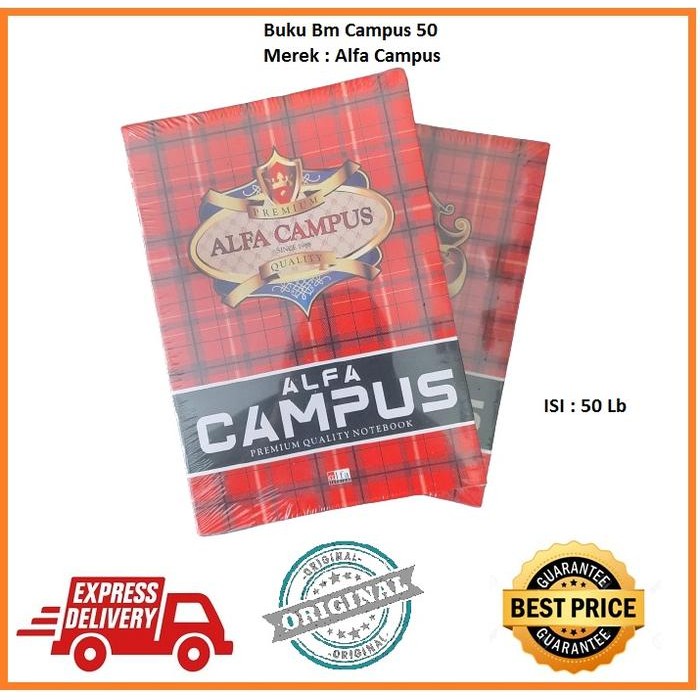 

BUKU TULIS BM CAMPUS BOXY 50