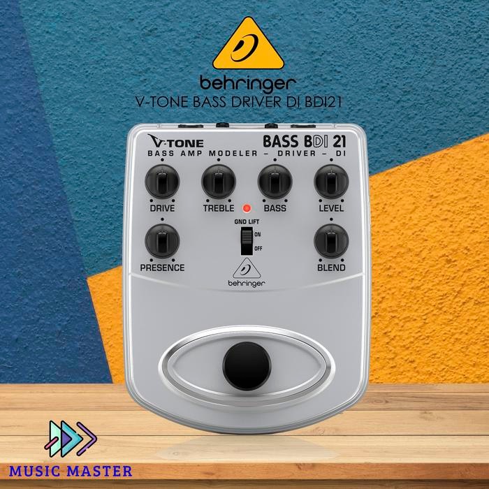 Termurah Behringer Bdi21 Bass Preamp Stompbox With Di Recording Out Original