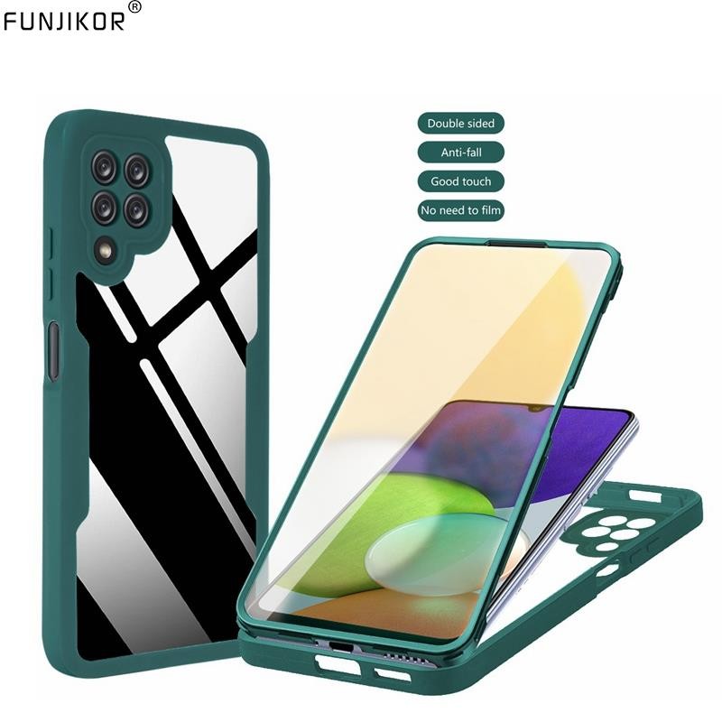 360 Full body Case For Samsung Galaxy A12 M22 M32 M12 A22S 5G built-in Screen Protector Shockproof S