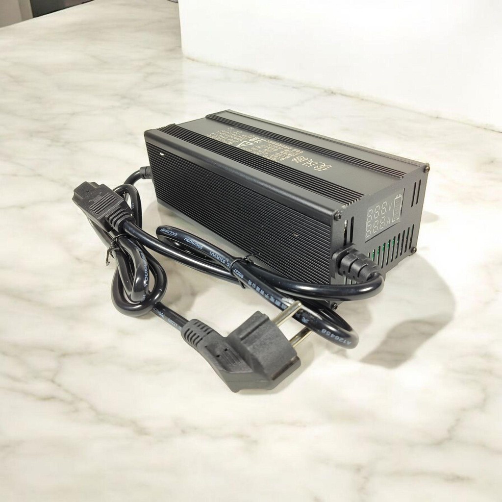Charger Aki Lithium Battery Display Adjustable Current 72V