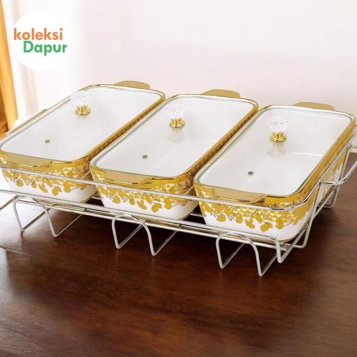 NEW Penghangat makanan Vicenza Cr916 Gemini tipe Serena, food warmer guna jaga makanan tetap hangat