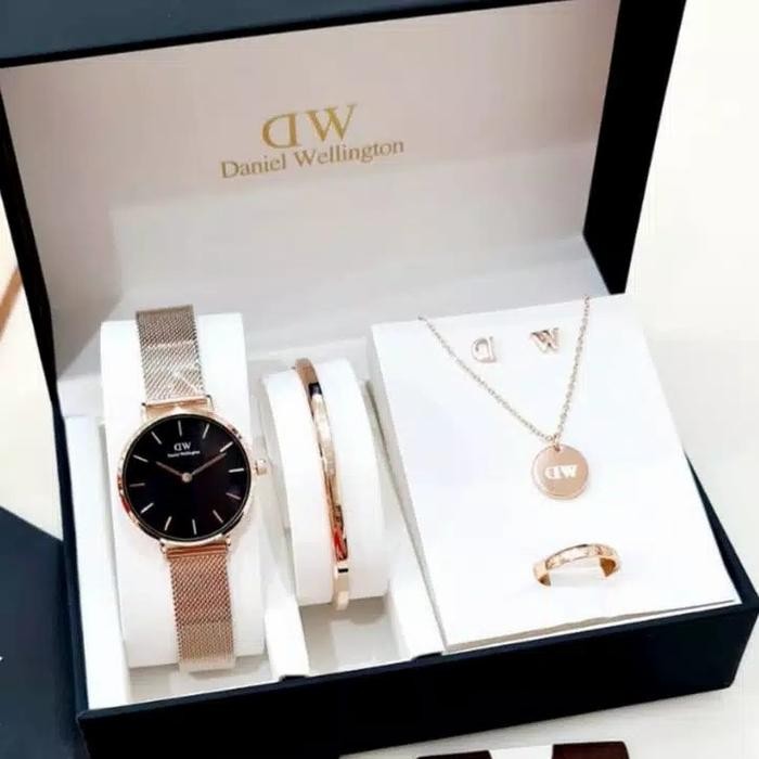 ASLI Jam Tangan DW Gift Set Paket Dw Petite Fullset READY STOCK