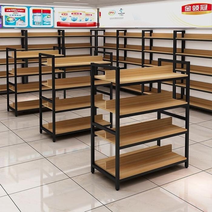 1 Set Rak Warung Toko Sembako Kayu Besi Nimalis