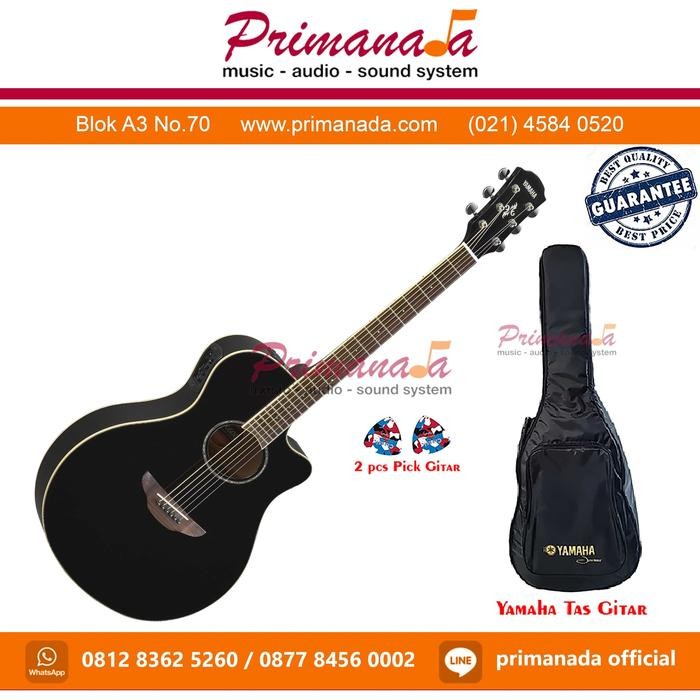 Gitar Akustik Elektrik Yamaha Apx600Ii Apx600 Apx 600 Black