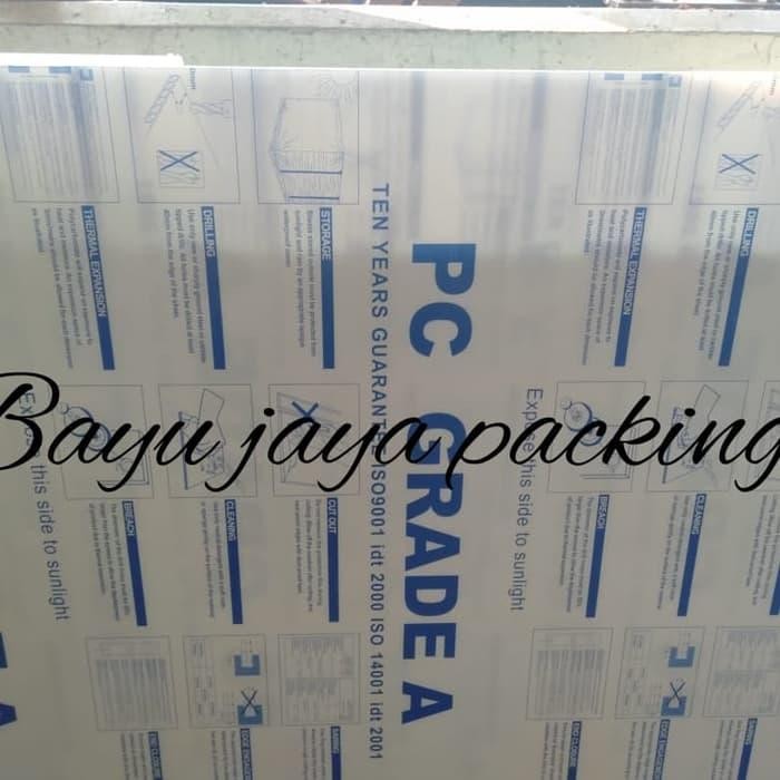 Polycarbonate Sheet 3Mm X 1220 X 2440 ( Polycarbonate Clear Lembaran)