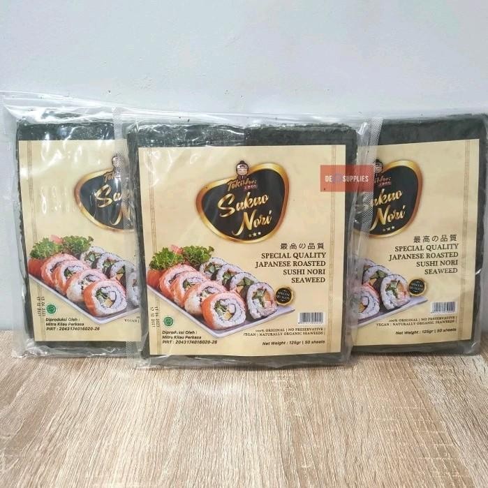 

Sakao Sushi Nori Seaweed Special Grade 50 Sheet Lembar Rumput Laut
