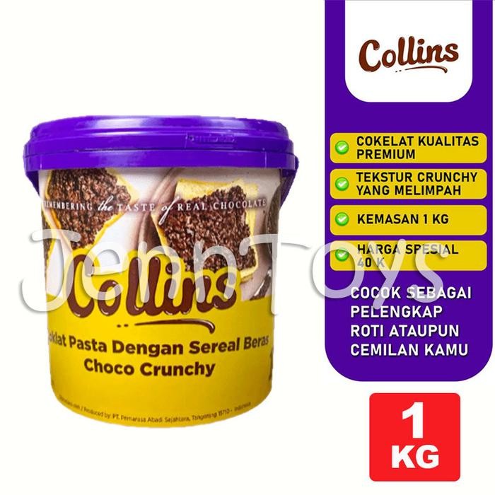 

New ** COLLINS CHOCO CRUNCHY 1KG [JAKARTA] coklat selai