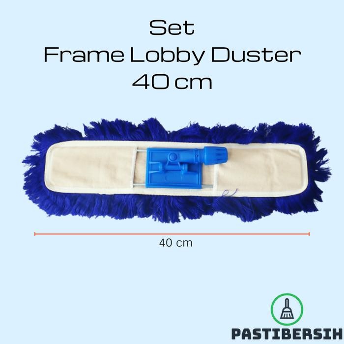 Set Frame Lobby Duster 40 cm (Frame + Kain) / Set Mop Duster