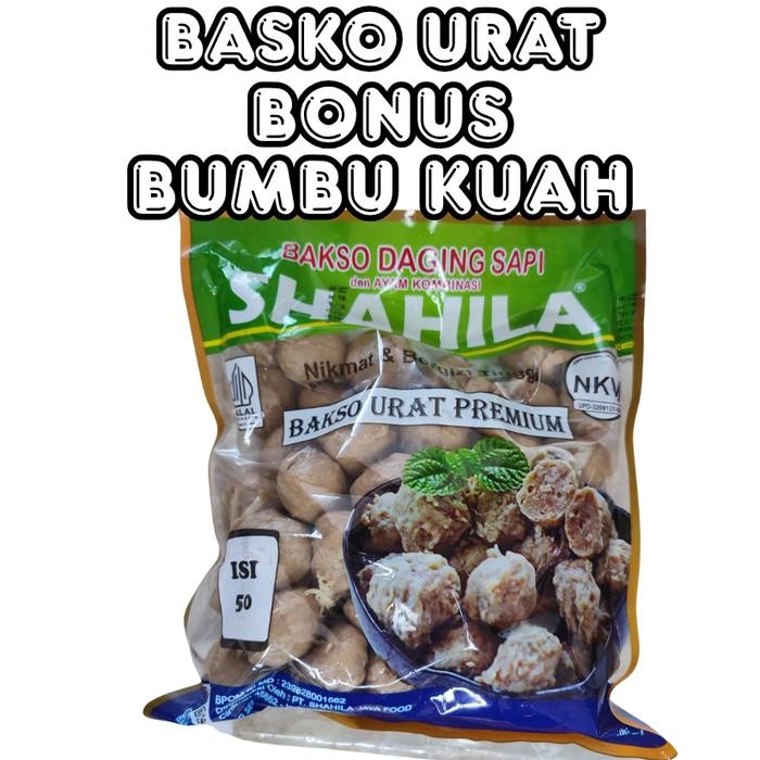 

New Bakso Urat Shahila Isi 50 Pcs - Makanan Beku Siap Saji - Frozen, Food Odeng