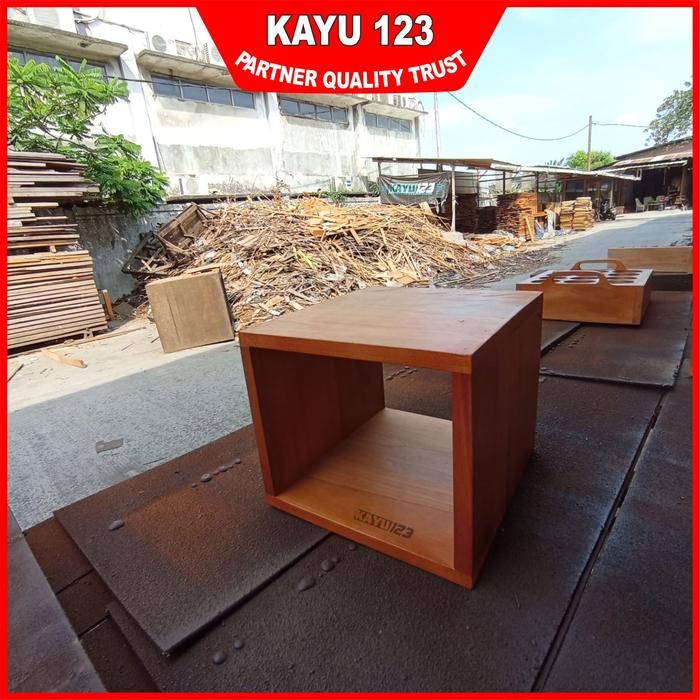 Box Table Meja Kayu Kotak Minimalis Meja Kotak