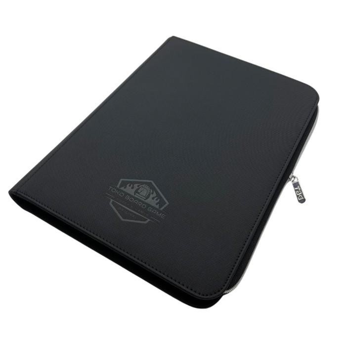 

Premium Leather 9 Pocket Zipper Page Binder 540 Cards - Card Album - Toko Board Game - Tbg