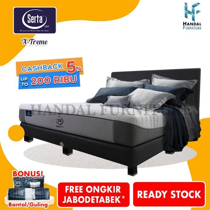 Serta - Kasur Spring Bed X'Treme Orthopedic ( Full Set )