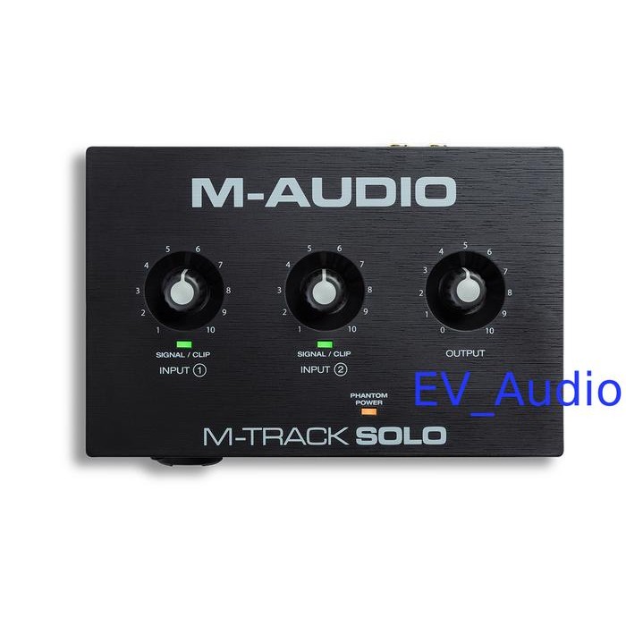 Ready Stock Soundcard M-Track Solo / M-Audio M-Track Solo Original