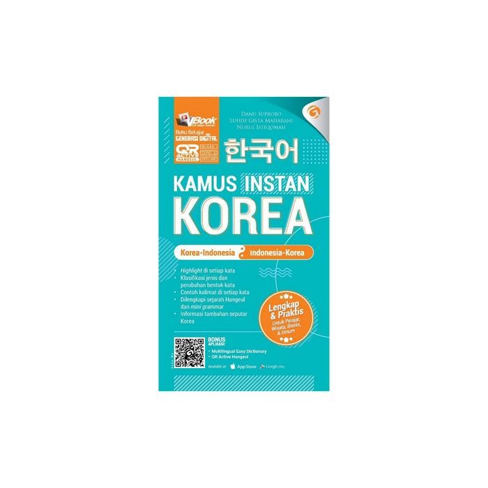 [Pustaka Baru] Buku Bahasa Korea, Kamus Instan Korea, Kamus Korea, Kamus Bahasa Korea