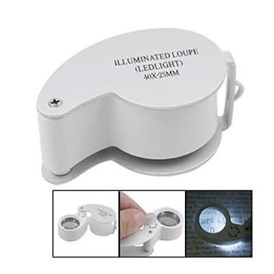 

(Expert) Loupe 40X Zoom LED Light Kaca Pembesar Magnifier Mikroskop Microscope