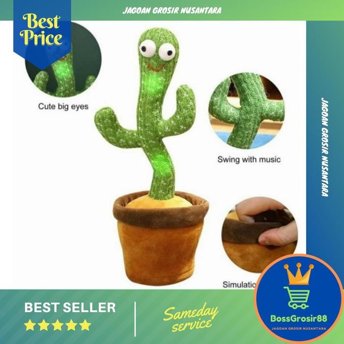 Terlaris- Mainan Anak Boneka Bunga Matahari Menirukan Suara, Joget Bernyanyi -Gratisongkir