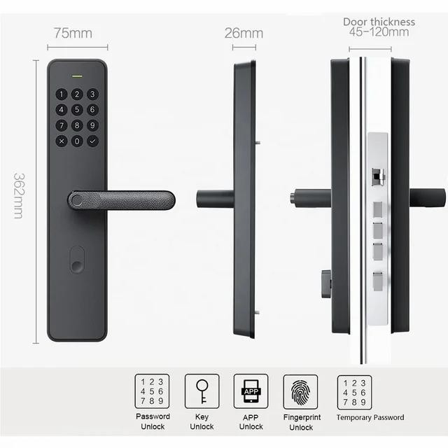 XIAOMI MIJIA SMART DOOR LOCK BLUETOOTH FINGERPRINT KUNCI SMART DOOR