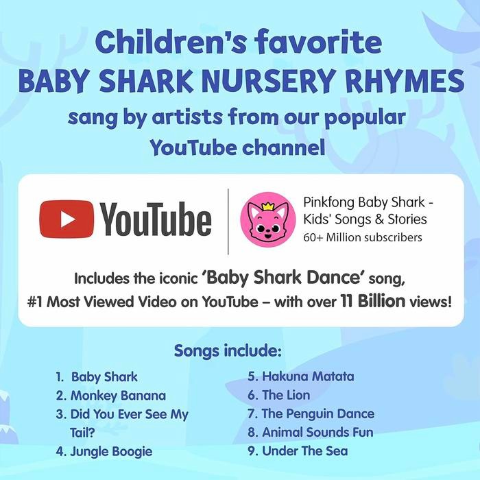 Pinkfong Animal Songs Sound Book / Buku Musik Lagu Baby Shark
