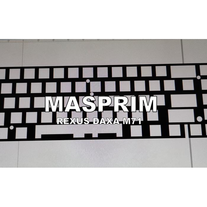 (Expert) EVA FOAM PLATE Rexus Daxa M71 FOAM KEYBOARD