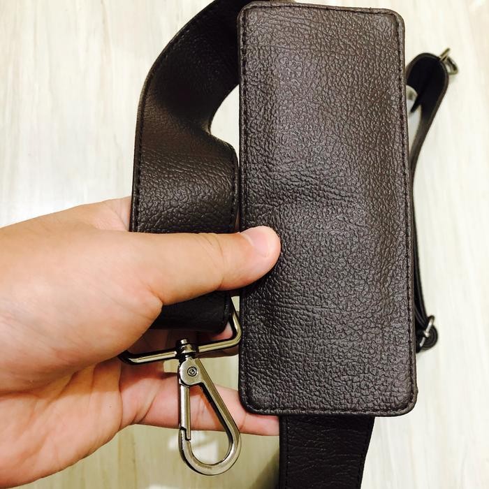 Tali selempang tas kulit / strap tas kulit COKELAT TUA