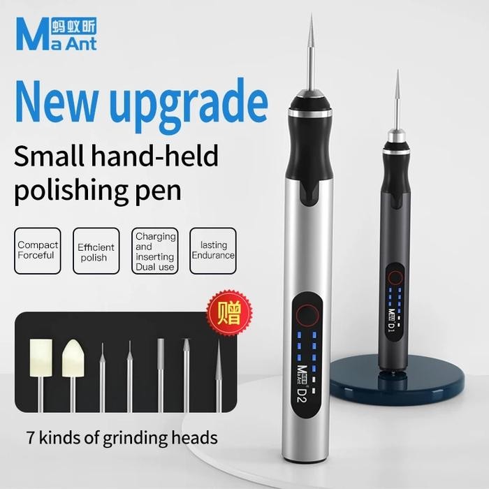 

Promo! Maant D2 Speed Adjustable Engraver Electric Grinding Pen Small