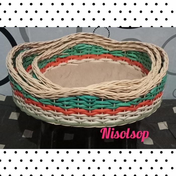 

keranjang parsel buah tanpa tangkai kombinasi 1 set isi 3